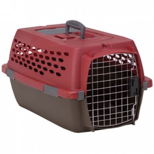 Petmate Kennel Cab Fashion Medium Samba Red/Coffee Grounds