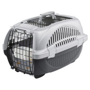 Ferplast Atlas Deluxe Open Pet Carrier Grey