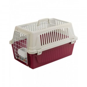 Ferplast Atlas Open Pet Carrier Maroon