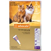 Bayer Advocate Spot On For Cats Over 4 kg 3ct