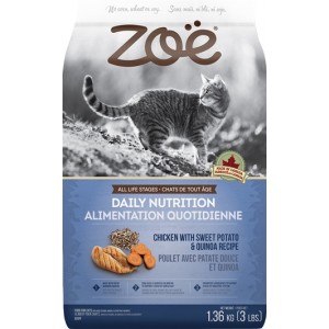 Zoe Cat Food Daily Nutrition Chicken With Sweet Potato & Quinoa Recipe