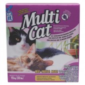 Catit Multi-Cat Premium Clumping Cat Litter - Lavender 15kg