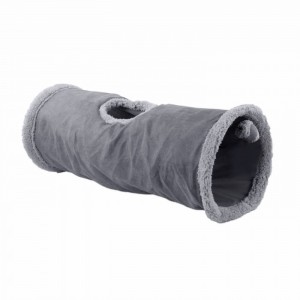 AFP Lambswool Find Me Cat Tunnel - Grey