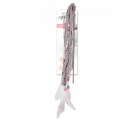 AFP Shabby Chic Cat Streamer Wand - Grey