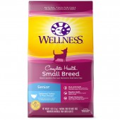 Wellness Complete Health Dog Food Small Breed Senior Deboned Turkey & Peas Recipe 4lb