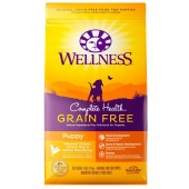 Wellness Complete Health Grain Free Dog Food Puppy Deboned Chicken, Chicken Meal & Salmon Meal Recipe 