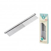 Marukan 2-Way Metal Comb Medium