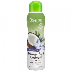 Tropiclean Whitening Awapuhi & Coconut Pet Shampoo 12oz