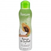 Tropiclean Luxury 2-In1 Papaya & Coconut Pet Shampoo and Conditioner 12oz